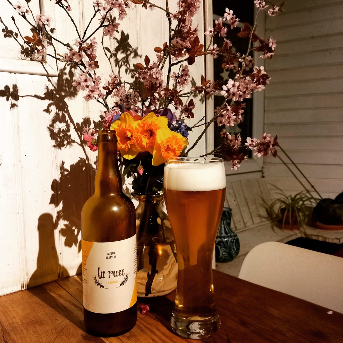 Bière Blonde la ferme La Ruze - Mialos (64)